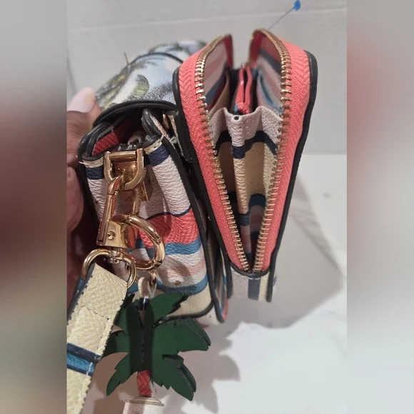 PARFOIS COCONUT CROSS BAG WOMEN'S DESERTCART GIBRALTOR NWOT. - Picture 5 of 16